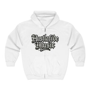 Hustlafide Music Full Zip Hoodie