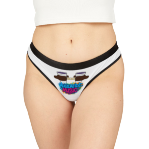 Hustlafide Music Dub Cup Womens Underwear - Thong